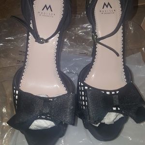 Madison heels Kimberly black/ champagne color